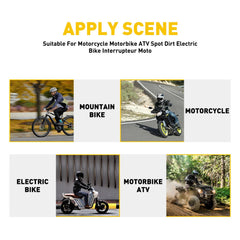 7/8" Handlebar Headlight Fog Spot Light Switch for Motorcycle Dirt Bike ATV EOA 6B93BC-57
