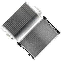 Aluminum Radiator & Condenser Cooling Kit For 08-2011 Ford Escape Mazda Tribute