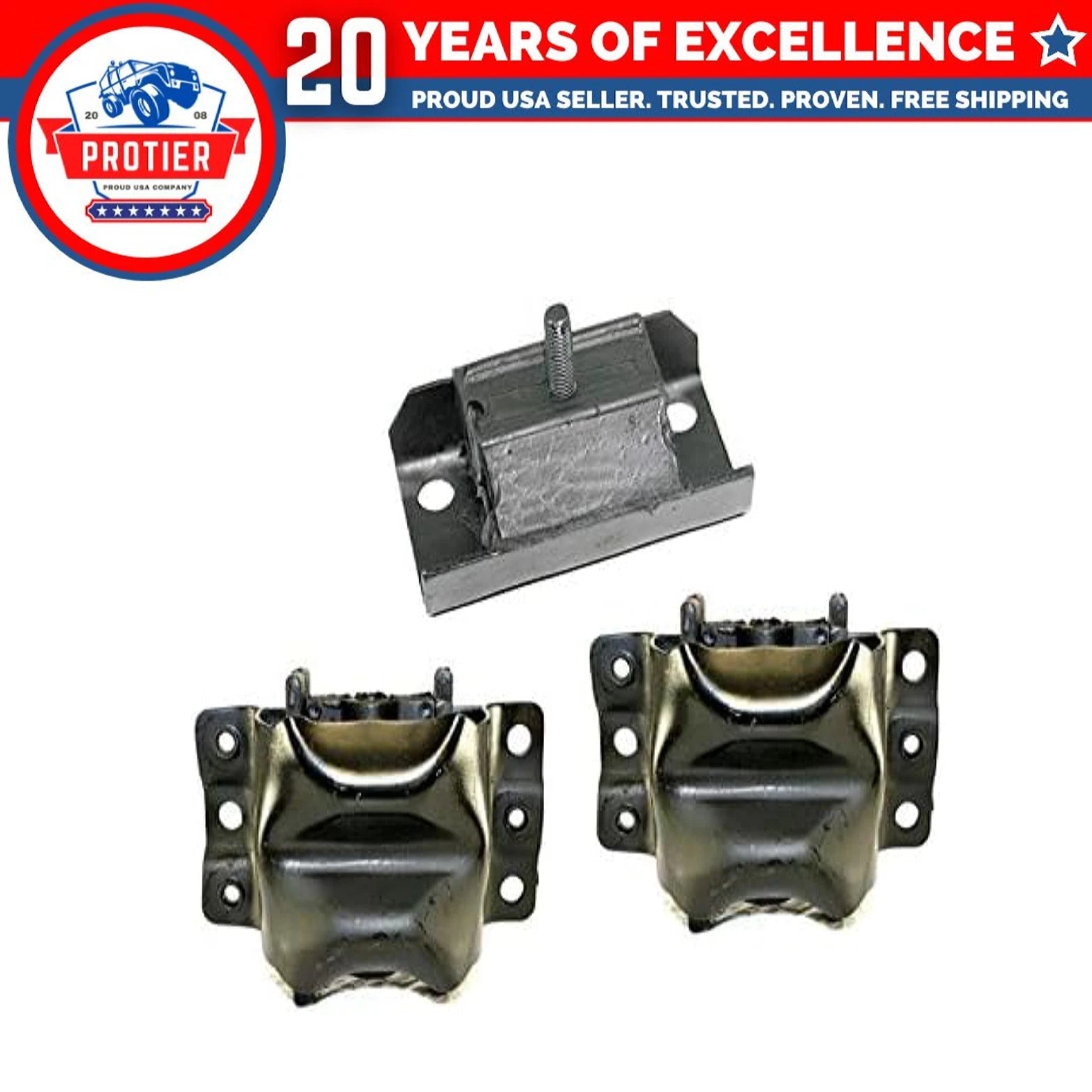 Fits 1991-1999 Chevrolet P30 7.4L Engine Motor & Transmission Mount Set 3pc 6B93BC-57