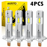 4x AUXITO Super White LED H1 Headlight Bulbs Conversion Kit High Low Beam 6500K AUXITO