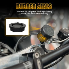 Motorcycle Brake Fluid Reservoir For Honda Kawasaki Ducati Suzuki Yamaha Triumph 6B93BC-57