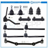 12pcs Front Suspension Kit Tie Rod Ends For 1996-2004 2005 Chevrolet Blazer 2WD 6B93BC-57