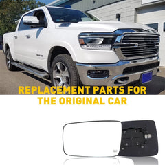 Exterior Mirror Glass Power Heated LH Drive Sides for Dodge Ram 1500 2500 EOA 6B93BC-57