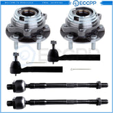 6Pcs Front Steering Tie Rod End Link Wheel Bearning Hub For 05-07 Nissan Murano KOEEP
