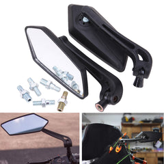 For Suzuki King Quad 300 400 500 750 8/10mm Black ATV UTV Rearview Side Mirrors