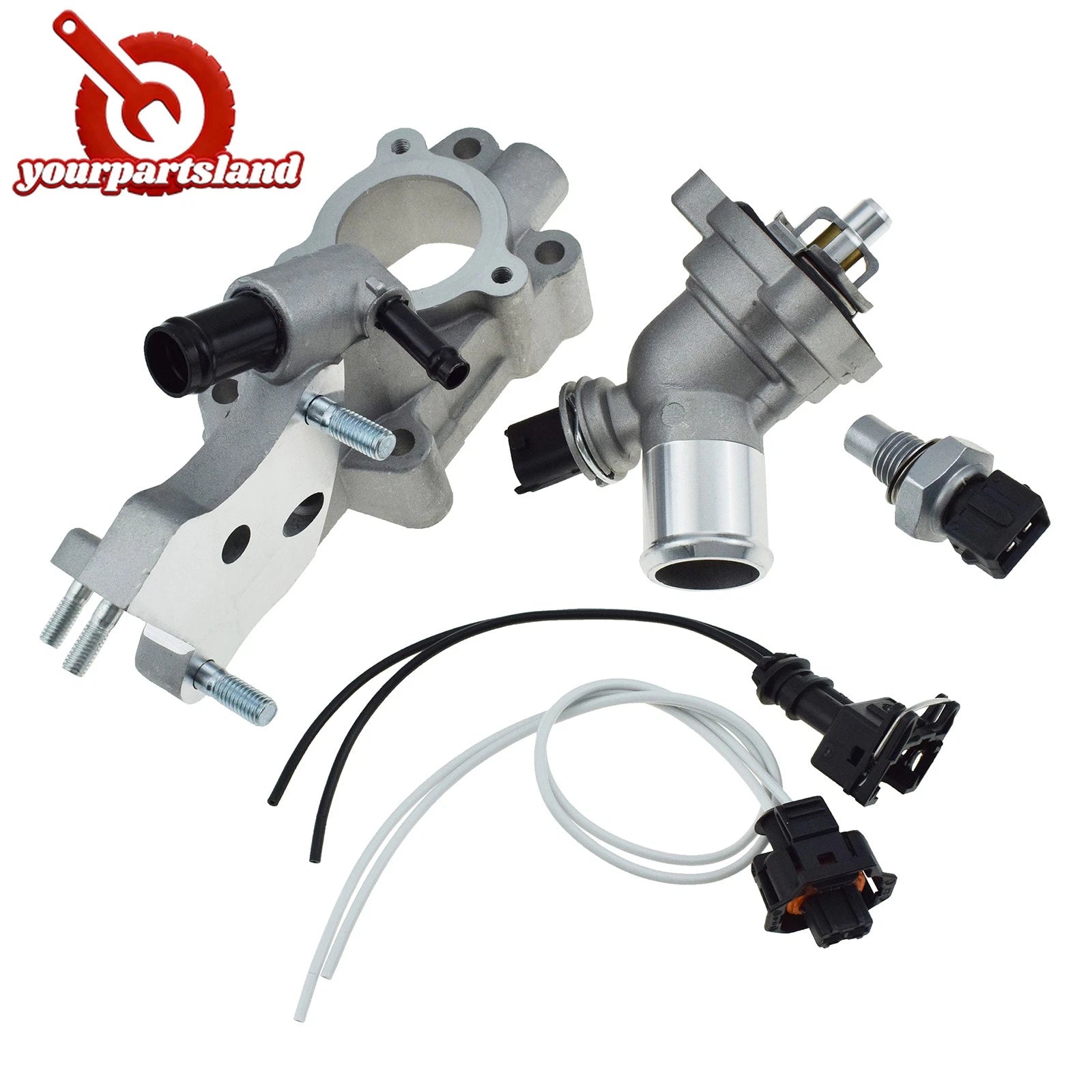 Coolant Thermostat Housing & Sensor & Plugs For Chevrolet Spark M300 2010-2015 6B93BC-57