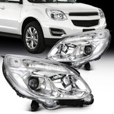 ECCPP Headlights Assembly For Chevrolet Equinox 2.4L 3.6L 2016-2017 Pair Chrome 6B93BC-57