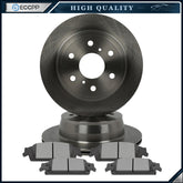 Fits 2015 2016 - 2020 CADILLAC ESCALADE Rear Ceramic Brake Pads And Rotors Discs KOEEP
