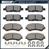 Front and Rear Ceramic Disc Brake Pads For 2014 - 2020 Nissan Rouge, Rogue Sport 6B93BC-57