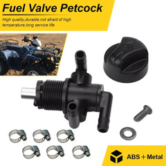 Fuel Tank Valve Petcock 3 Way w/ Knob NUT For Polaris Magnum 325 330 500 7052161 6B93BC-57
