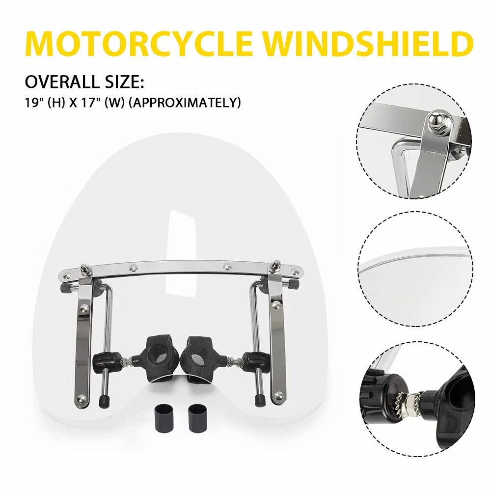 Clear Windshield Windscreen For Suzuki Boulevard Intruder Volusia Marauder 800 A 6B93BC-57