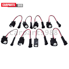 8Pcs LQ4 LQ9 4.8 5.3 6.0 Wire Harness to LS2 LS3 LS7 EV6 Injector Adapters Kit 6B93BC-57