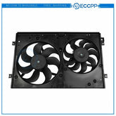 Radiator Condenser Cooling Fan Assembly For 2000 2001 2002-2006 Audi TT Quattro 6B93BC-57