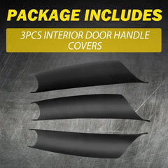 3Pcs Interior Door Handle Pull Trim Cover For BMW X5 F15 X6 F16 2014 15-2018 EOA 6B93BC-57