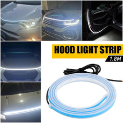 DRL 12V Car LED Hood Running Daytime Light Waterproof Strip Flexible Lamps 180cm 6B93BC-57