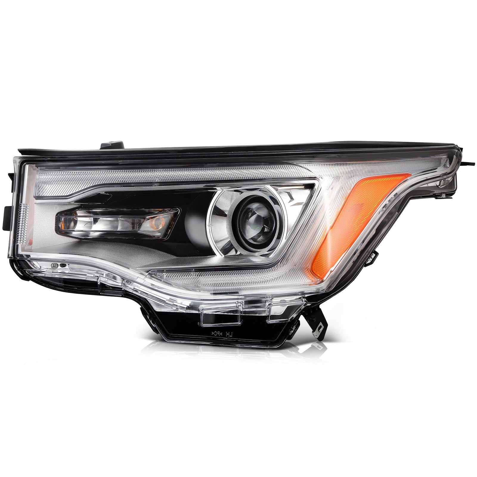 ECCPP LED Headlight For GMC Acadia 2.5L 3.6L 2017-2019 Driver Left Side Chrome 6B93BC-57