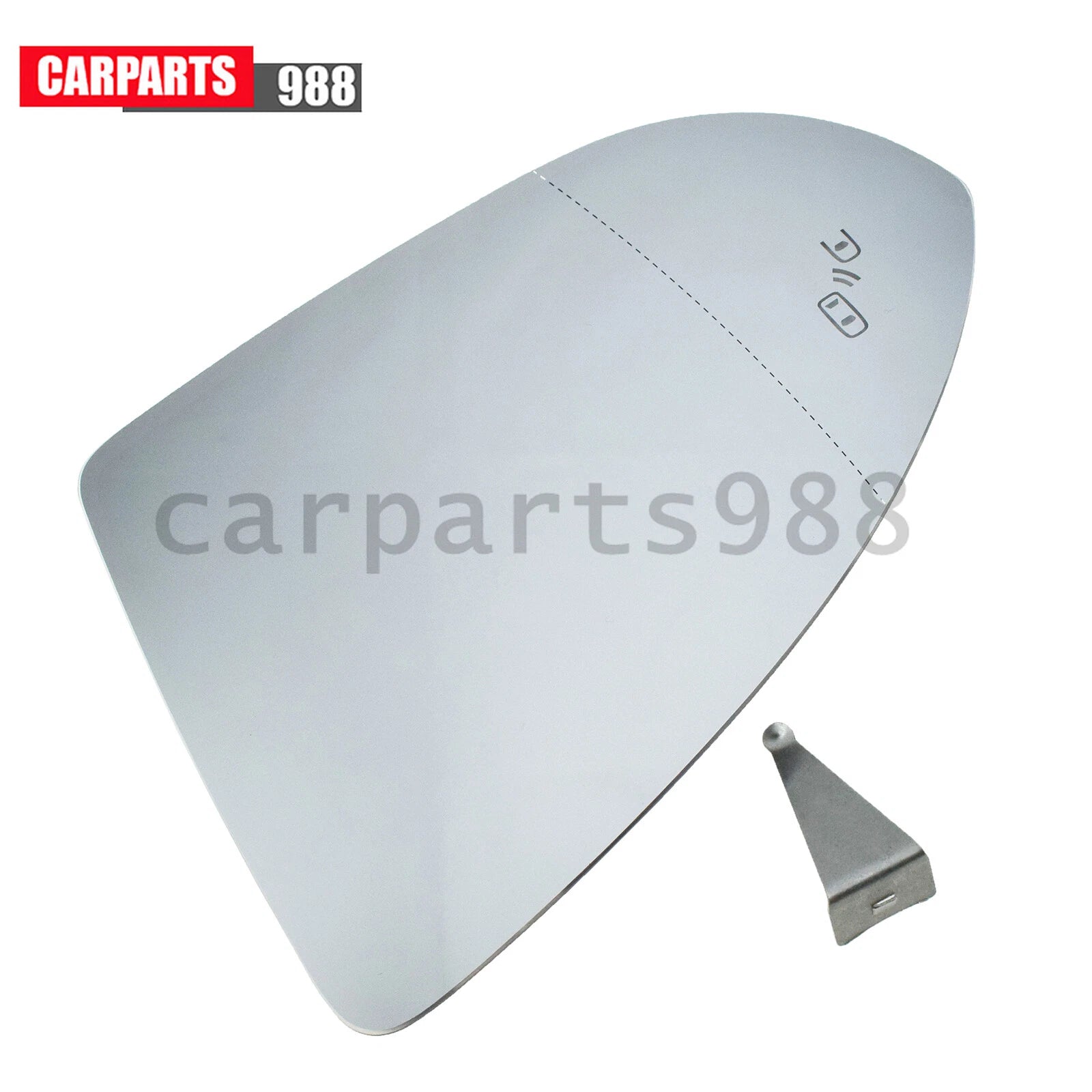 Left Side Door Mirror Glass Heated w/Blind Spot For VW Golf GTI E-Golf 5G0857521 6B93BC-57