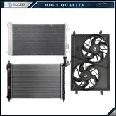 Electric Radiator Condenser Cooling Fan Kit For 2009-2017 Chevrolet Traverse 6B93BC-57