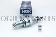 SET OF 4 - NGK 4218 CR8EIX Iridium IX Spark Plug For XS4302DP XS4302 U24ESR-NZU