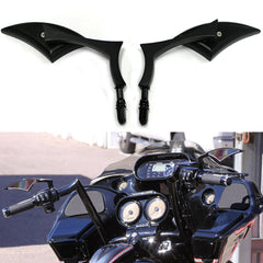Pair Motorcycle Rearview Mirrors Blade for Harley Sportster 1200 883 Forty-Eight