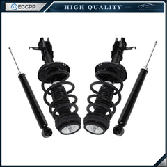 For 2012-2015 Chevrolet Volt (4) Front Struts w/ Spring Mount & Rear Shocks Kits 6B93BC-57