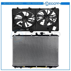 Electric Radiator Cooling Fan Kit For 2008 2009 2010-2013 Toyota Highlander