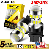 AUXITO 3157 3156 LED Reverse Backup Light Bulbs White Parking DRL Lamp 1-5 Pairs AUXITO