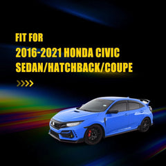 2PC For 2016-2021 Honda Civic Front LED Side Bumper Marker Smoked White LED EOA 6B93BC-57