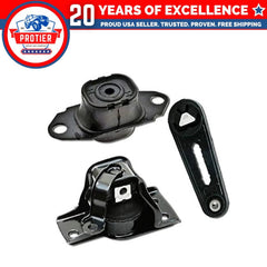 Fits 2009-2011 Nissan Versa 1.6L Engine Motor & Trans Mount Set 3PCS : A4347, 6B93BC-57