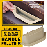 FOR BMW F25 F26 X3 X4 2011-17 Front 16 Left Door Inner Handle Pull Trim Beige EA 6B93BC-57