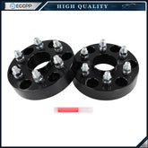 2 Pcs 1.5" 6x5.5 to 6x120 Hub Centric Wheel Adapters 14x1.5 For Chevy GMC 6 Lug