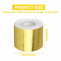 Self Adhesive Wrap Tape Fit For Car 1200°f Continuous Heat Reflective Shield 6B93BC-57
