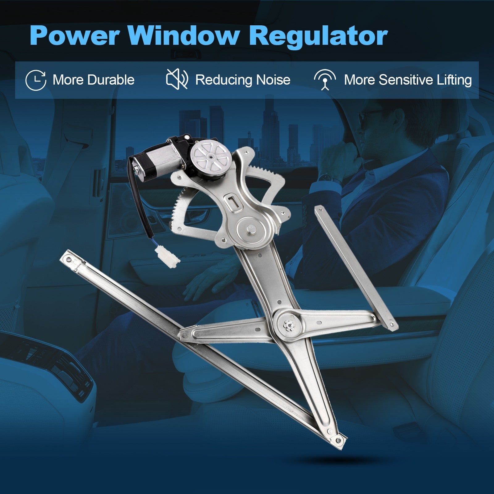 For 2003-08 Toyota for Corolla Front Driver Left Power Window Regulator w/ Motor 6B93BC-57