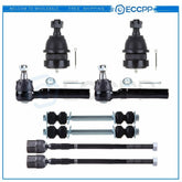 8set Fits 1994-2004 Ford Mustang Front Suspension Ball Joints Tie Rods Sway Bars 6B93BC-57