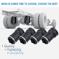 4Pcs W02-358-7206 Air Suspension Bag Spring For ContiTech SC31W206 Freightliner 6B93BC-57