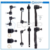 For Honda CR-V Suspension 10x Front Ball Joints Tie Rods Sway Bar Links Kit KOEEP
