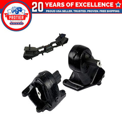 Engine Motor Mount & Transmission Mount Set 3pc Compatible with Fits 2012-2017 6B93BC-57