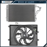 Electric AC Condenser Cooling Fan Kit For 15 Kia Forte Koup 2015-2018 Kia Forte5 6B93BC-57