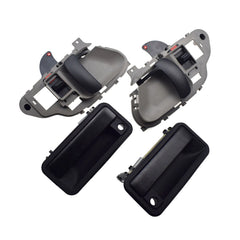 4Pcs Inside + Outside Door Handle Left Right For Chevy Pickup Tahoe Yukon C1500 6B93BC-57