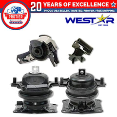 Fits 2007 Honda Odyssey 3.5L i-VTEC AUTO Motor & Rear Trans Mount Set 4pcs 6B93BC-57