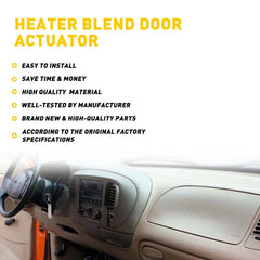 For 2010-2014 Ford F-150 Heater Blend Door Actuator Main Mode Temperature US EOA 6B93BC-57
