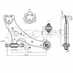 6pc Front Lower Control Arm & Ball Joints Sway Bars for Camry Solara ES300 ES330 6B93BC-57
