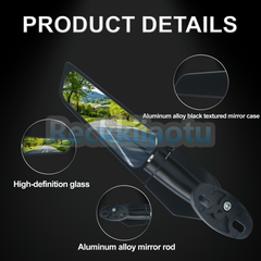 Side Mirrors Fit For Yamaha YZF R1 R3 R6 Rearview Wind Wing Mirror Adjustable