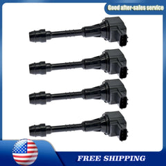 4x 22448-6N015 Ignition Coils For Nissan Sentra 1.8L I4 22448-6N011 6B93BC-57