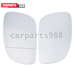 2Pcs Left Right Rearview Mirror Glass Heated For VW Touran 2006-2008 1T0857521D 6B93BC-57