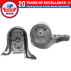 Front Engine Motor Mount 2PCS Set for 1990 - 1992 Nissan Stanza 2.4L Replaces 6B93BC-57