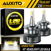 2x H7 LED Headlight Bulb Kit High Low Beam 20000LM Super Bright 6500K White EOA 6B93BC-57