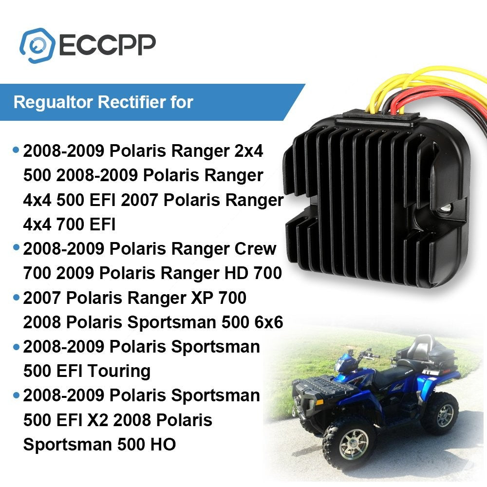 ECCPP Regulator Rectifier Fits Polaris Ranger 4X4 700 Efi Crew Xp Le 2007-2009 6B93BC-57