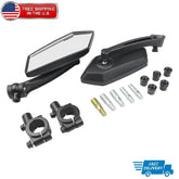 Fit Yamaha V-Star 250 650 950 1100 1300 Motorcycle Rear Vies Mirrors ABS 8/10mm