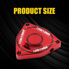 Turbo Blow Off Valve Plate Spacer BOV Fit 2015-2021 Honda Civic Vortex Red EOA 6B93BC-57